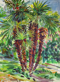 The Palms 58x80 sm, oil on canvas, 2009