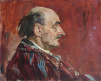 Male Portrait, 40x50 sm, oil on canvas, 2007