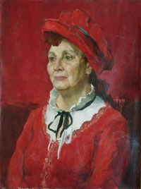 Female Portrait, 40x50 sm, oil on canvas, 2007