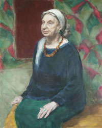 Female Portrait 55x70 sm, oil on canvas, 2003