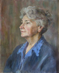 Female Portrait, 40x50 sm, oil on canvas, 2006
